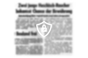 Zwei junge Haschisch-Raucher bekamen Chance der Bewährung
