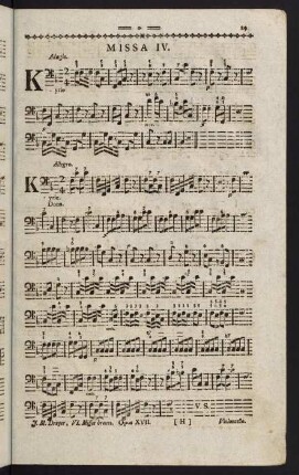 29-44, Violoncello. Missa IV. - Missa V.