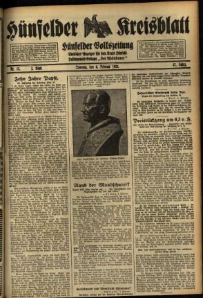 Zweite Ausgabe vom Samstag, den 06. Februar 1932.