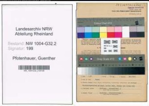 Entnazifizierung Guenther Pfotenhauer , geb. 29.07.1899 (Steuerhelfer)
