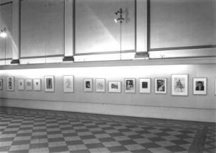 Dresden. Albertinum. Ausstellung "Erwerbungen 1959-1990". Raumaufnahme Mosaiksaal