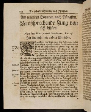 554-563, Am zehenden Sonntag nach Pfingsten