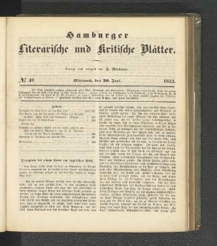 No. 49. 20. Juni 1855