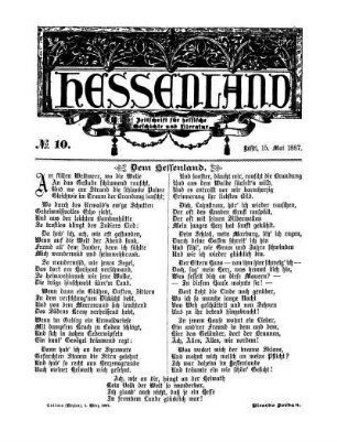 No. 10, 15. Mai 1887