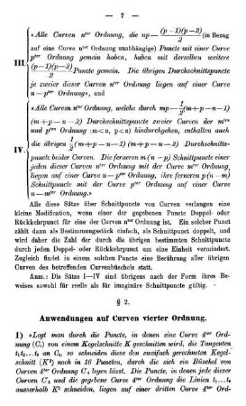 § 2. Anwendungen auf Curven vierter Ordnung.