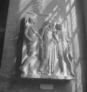 Orpheus, Eurydice und Hermes