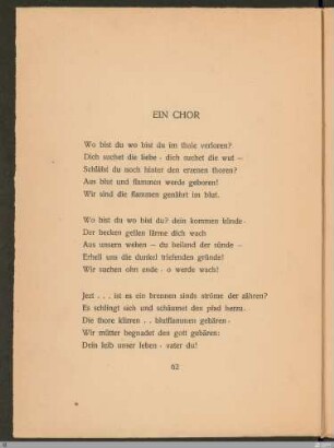Ein Chor