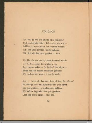 Ein Chor