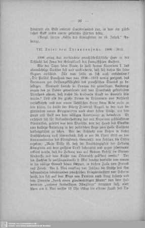 VII. Unter dem Tyrannenjoche 1806-1813