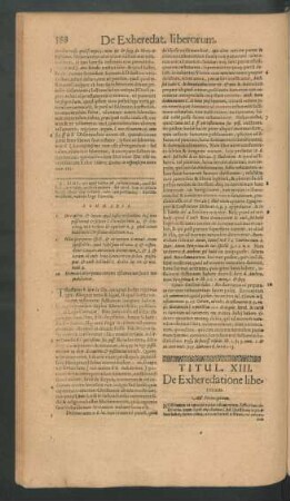 Titul. XIII. De Exheredatione liberorum.