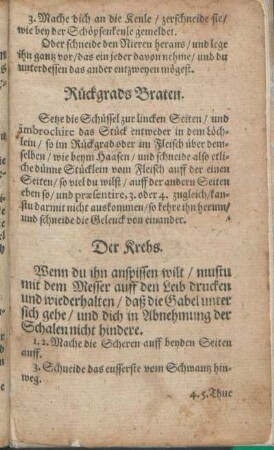 Der Krebs.