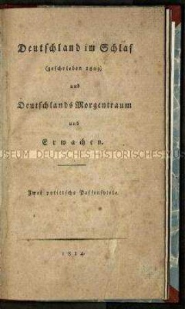 Politische Schrift gegen Napoleon