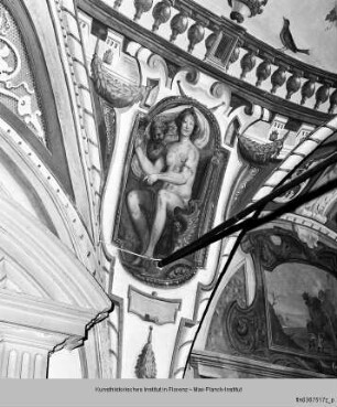 Freskenausstattung der Galleria : Deckendekoration : Flora und Zephir