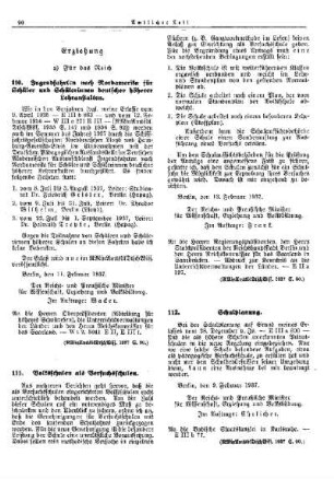 Volksschulen als Versuchsschulen : [Erziehung] ; [Für das Reich] ; [Amtliche Erlasse] ; [Amtlicher Teil]