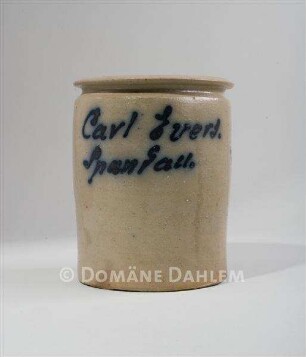 Gurkentopf der Firma "Carl Evers Spandau"
