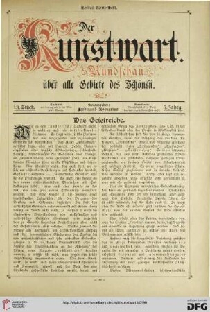 Heft 13 (1. Aprilheft 1892)