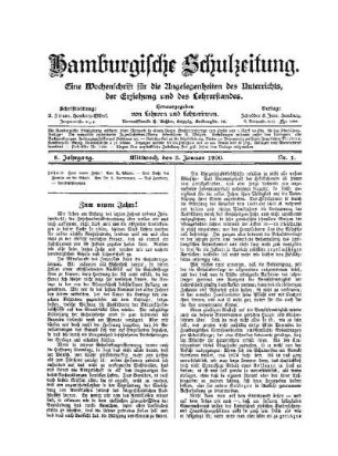 Zum neuen Jahre!
