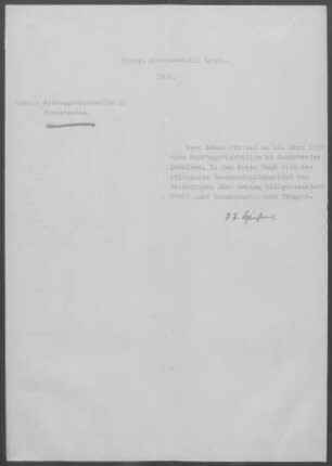 Donnstetten: Inspektionsbericht ("Werktagsvisitation") 1936