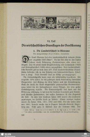 VI. Teil Die wirtschaftlichen Grundlagen der Bevölkerung