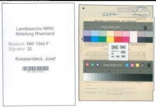 Entnazifizierung Josef Roeskenbleck , geb. 15.08.1891 (Karosseriebaumeister)