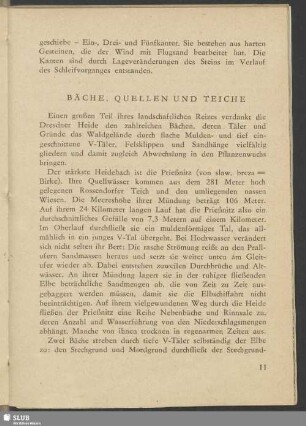 Bäche, Quellen und Teiche