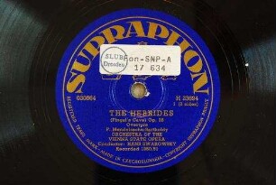 The Hibrides (Fingal's caves) Op. 28 : Overture. 1. Side / F. Mendelssohn-Bartholdy