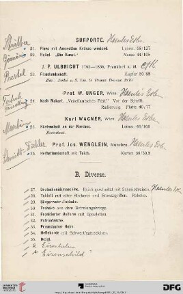 B. Diverse (Nr. 27-84)