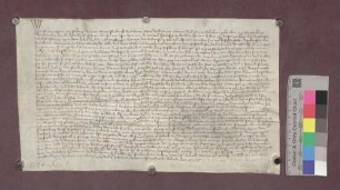 Graf Egeno von Freiburg und seine Vettern, die Grafen Friedrich, Egeno, Konrad und Gebhard von Fürstenberg, verkaufen mehreren Bürgern von Freiburg zwei Teile des Hofs zu Herdern als Lehen.