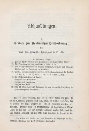 377-431 Studien zur Paulinischen Heilsordnung