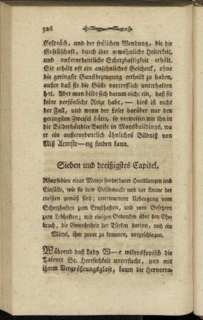 Sieben und dreißigstes Capitel.