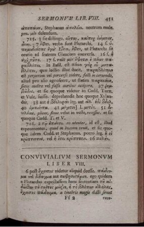 Convivialium Sermonvm Liber VIII.