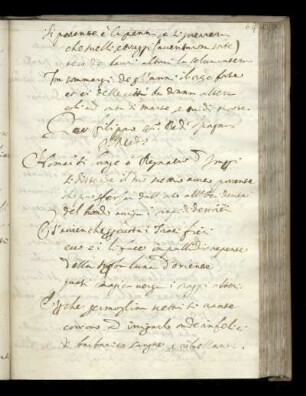 Briefabschrift: Par Filippo IV Re di Spagna (1621-1665)