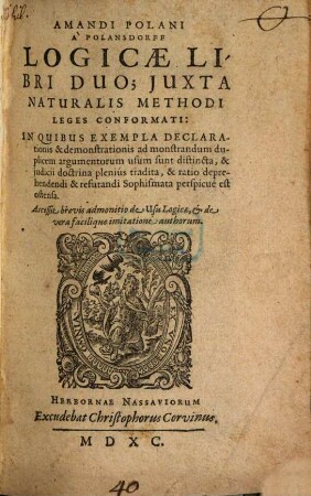 Logicae libri duo