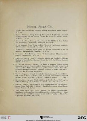Steinzeug/Steingut/Ton (Nr. 1-24)