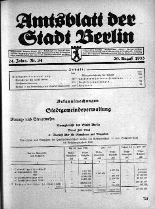 1933,34: Nr. 34, 20. August 1933