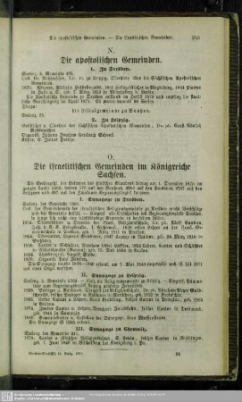 N. Die apostolischen Gemeinden