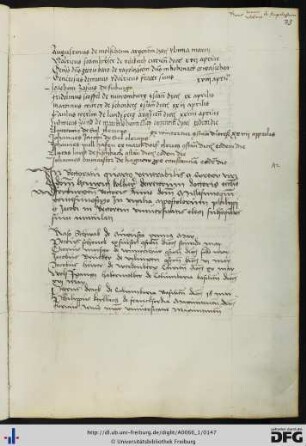 [fol. 73] Rektorat Heinrich Kolher 1506