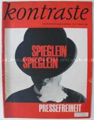 Politische Jugendzeitschrift "kontraste" u.a. zum Thema Pressefreiheit im Zusammenhang mit der "Spiegel-Affäre"