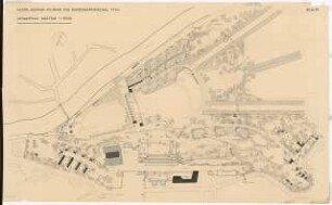 Bundesgartenschau 1955, Kassel: Lageplan Gesamtplan 1:1000