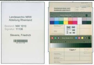 Entnazifizierung Friedrich Stevens , geb. (Polizei)