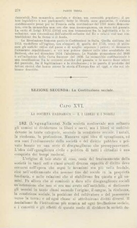 Sezione seconda: La costituzione sociale