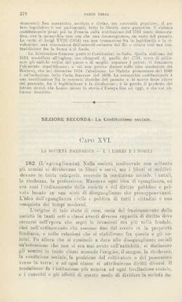Sezione seconda: La costituzione sociale