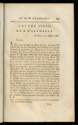 147-163, Lettre CLXXII.