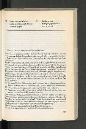 3.1 Maschinentechnische und naturwissenschaftliche Anwendungen