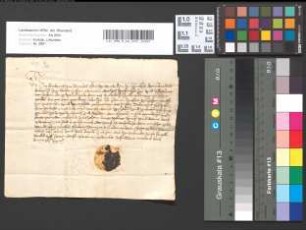 Quittung von Friedrich von Runckel, Graf zu Wied.