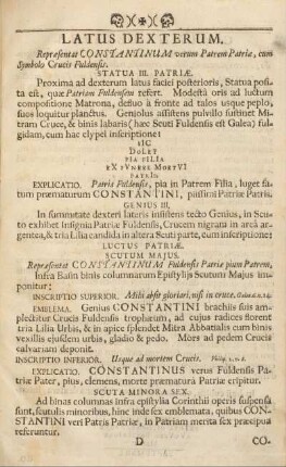 Latus dexterum.