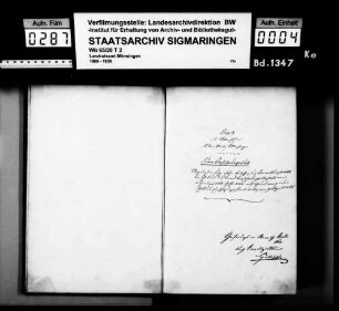 Feuerversicherungsbuch der Gemeinde Baach, angelegt vom Verwaltungsaktuar Gottschick, fortgeführt bis 1871, mit alphabetischem Namensregister