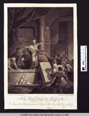Die Auferweckung des Lazarus.