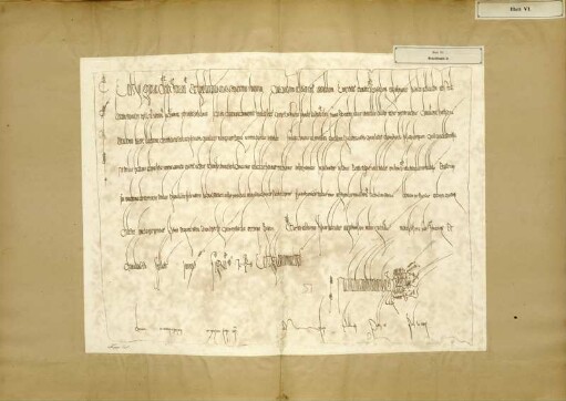 Blatt VI. Schrifttafel 9.