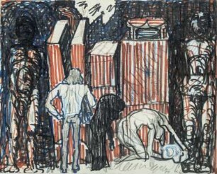 Vor der Mauer III (Orwell "1984")